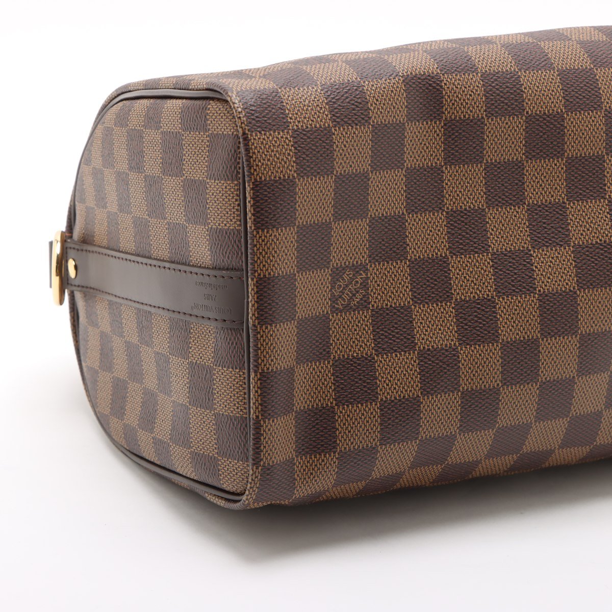 Second hand Louis Vuitton Speedy 25 Canvas Bandoulière Trunk Handbag Damier Ebene - Tabita Bags