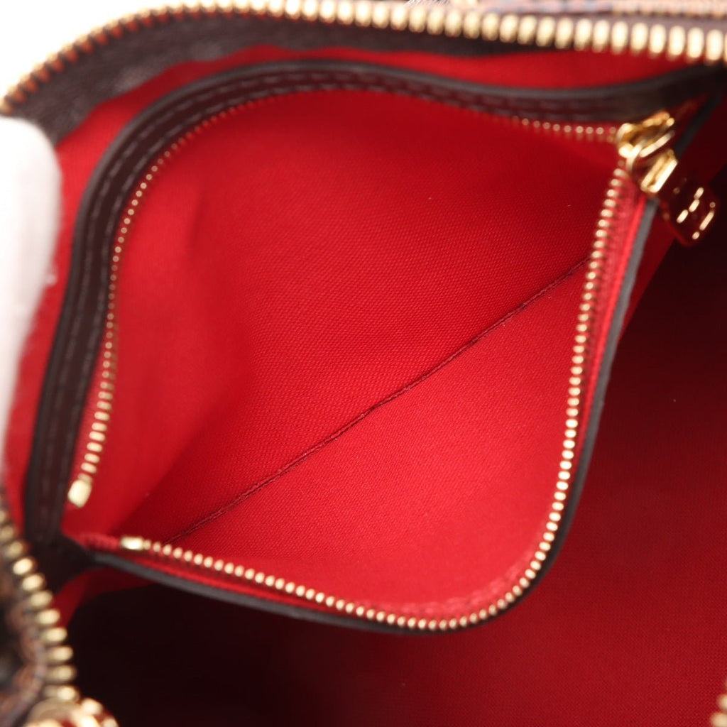 Second hand Louis Vuitton Speedy 25 Canvas Bandoulière Trunk Handbag Damier Ebene - Tabita Bags