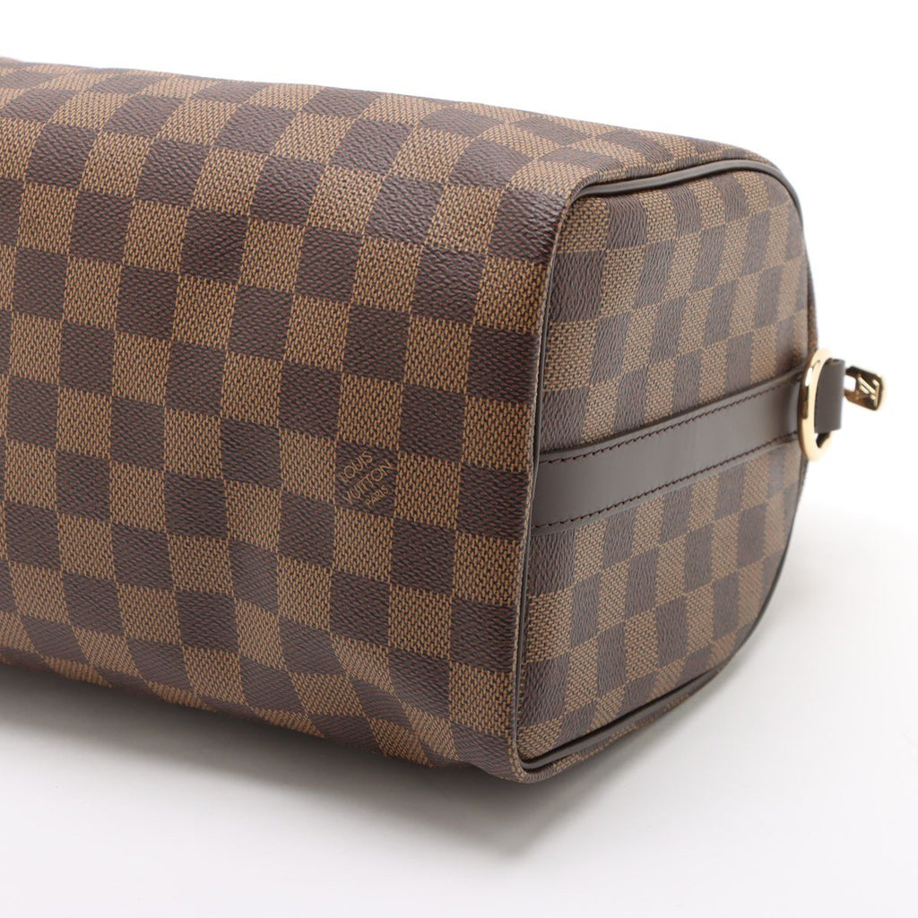 Second hand Louis Vuitton Speedy 25 Canvas Bandoulière Trunk Handbag Damier Ebene - Tabita Bags