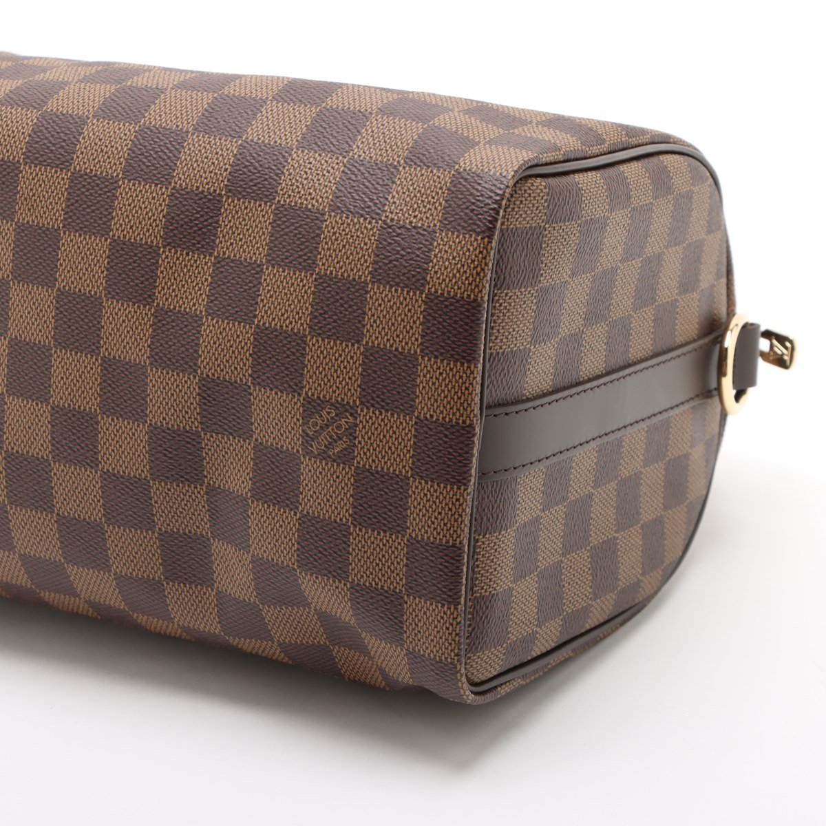 Second hand Louis Vuitton Speedy 25 Canvas Bandoulière Trunk Handbag Damier Ebene - Tabita Bags