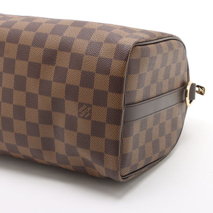 Second hand Louis Vuitton Speedy 25 Canvas Bandoulière Trunk Handbag Damier Ebene - Tabita Bags