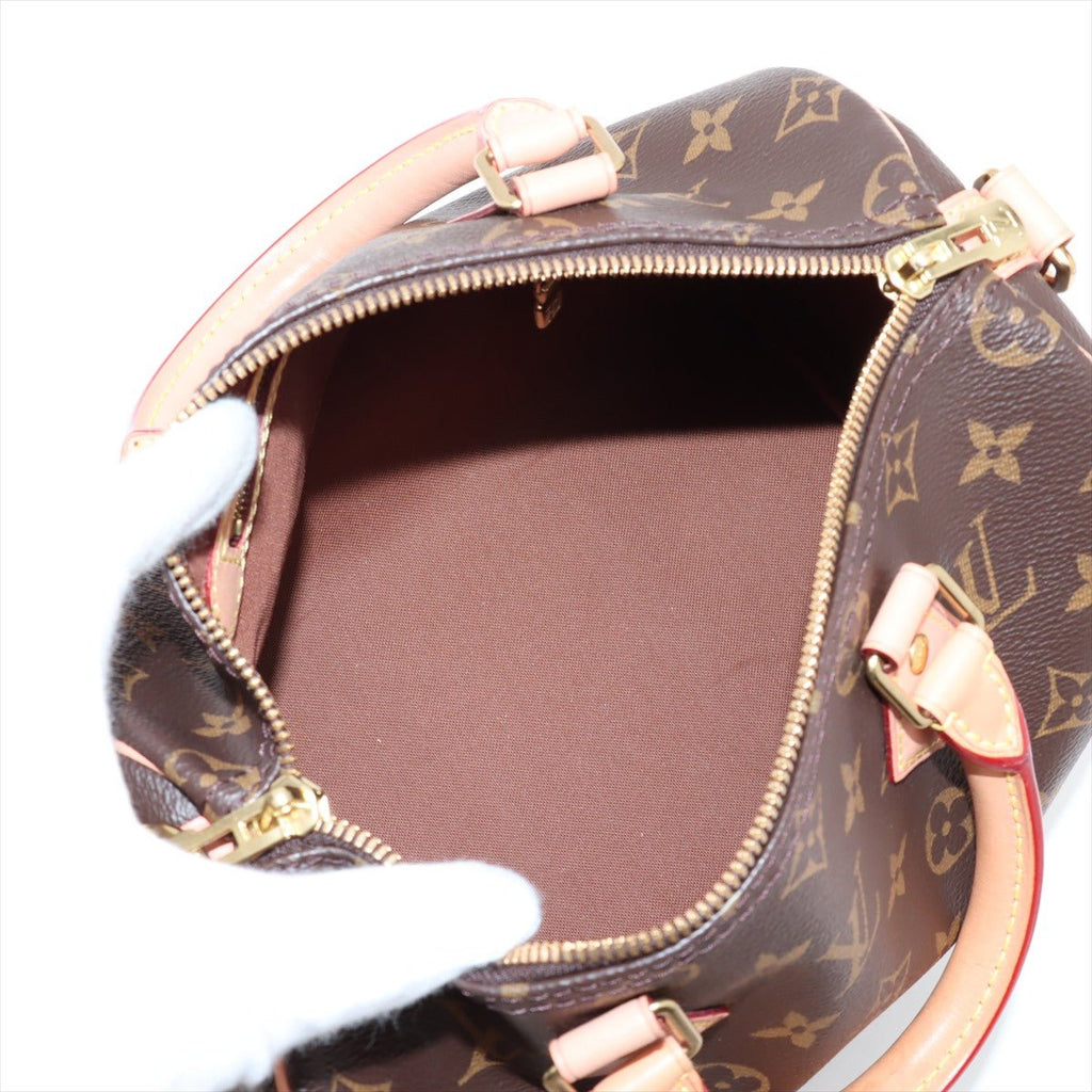 Second hand Louis Vuitton Speedy 25 Canvas Bandoulière Trunk Handbag Monogram - Tabita Bags