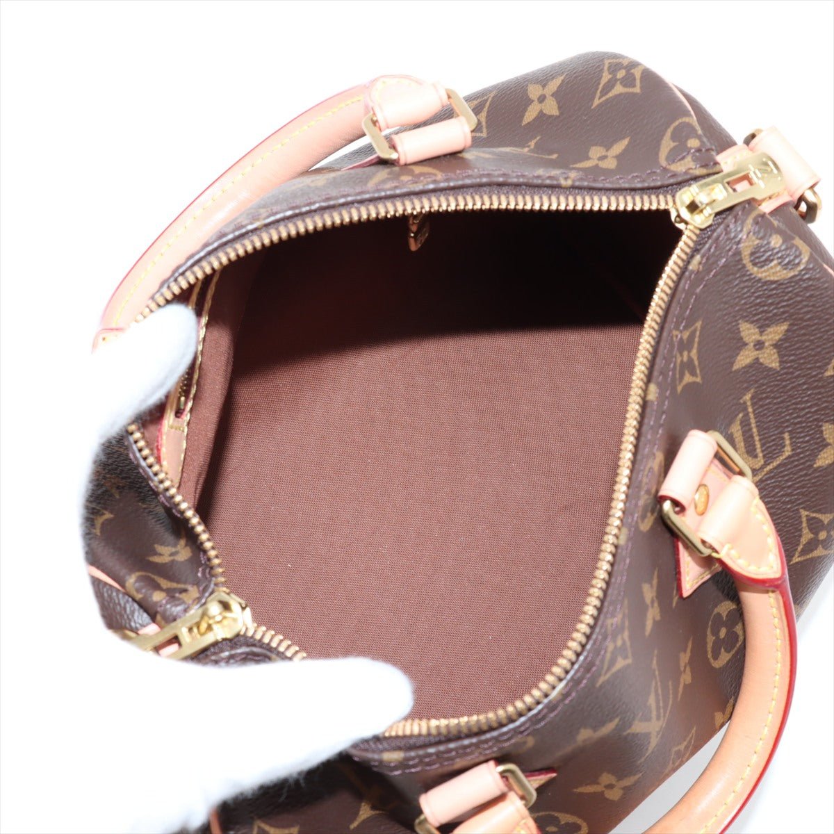Second hand Louis Vuitton Speedy 25 Canvas Bandoulière Trunk Handbag Monogram - Tabita Bags