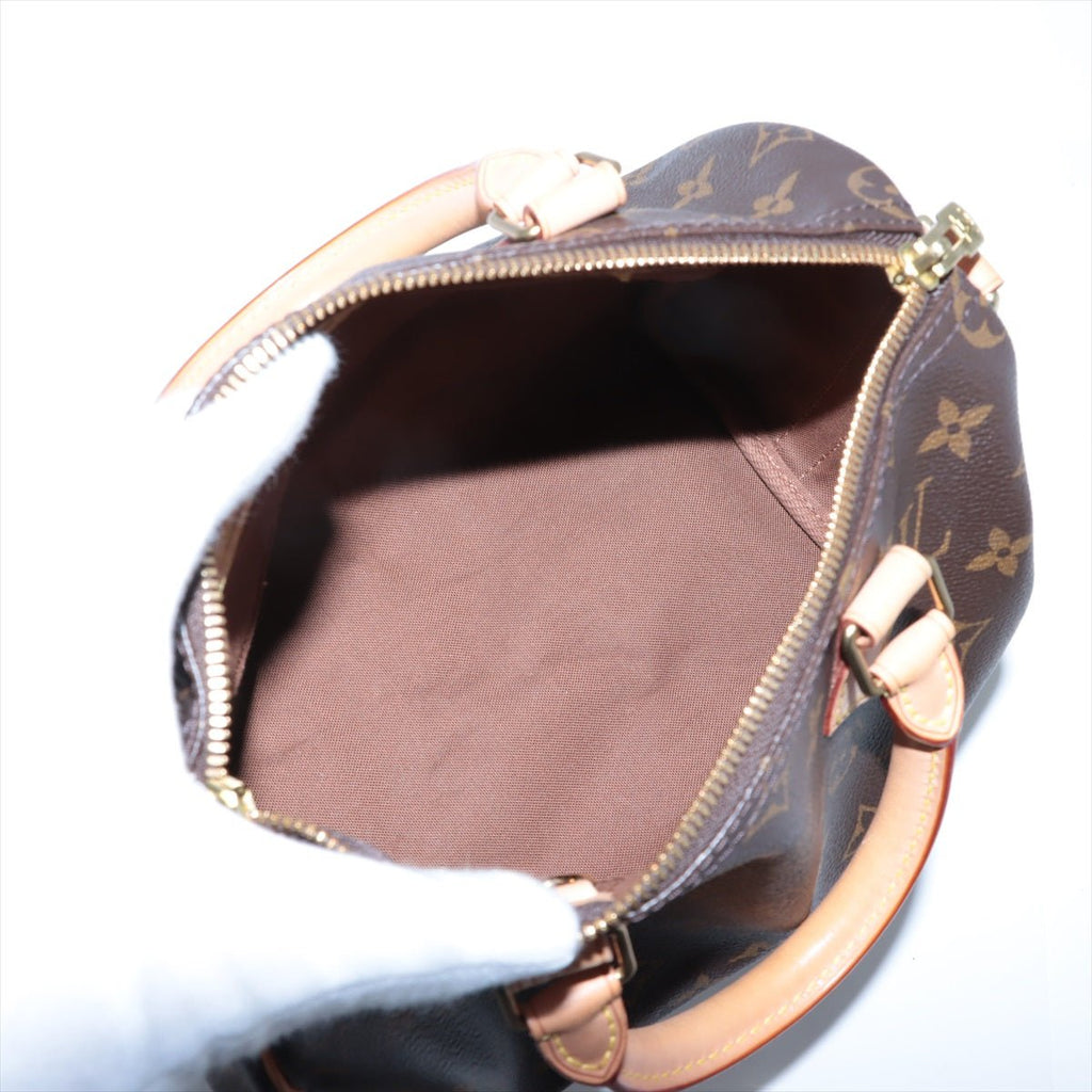 Second hand Louis Vuitton Speedy 25 Canvas Bandoulière Trunk Handbag Monogram - Tabita Bags