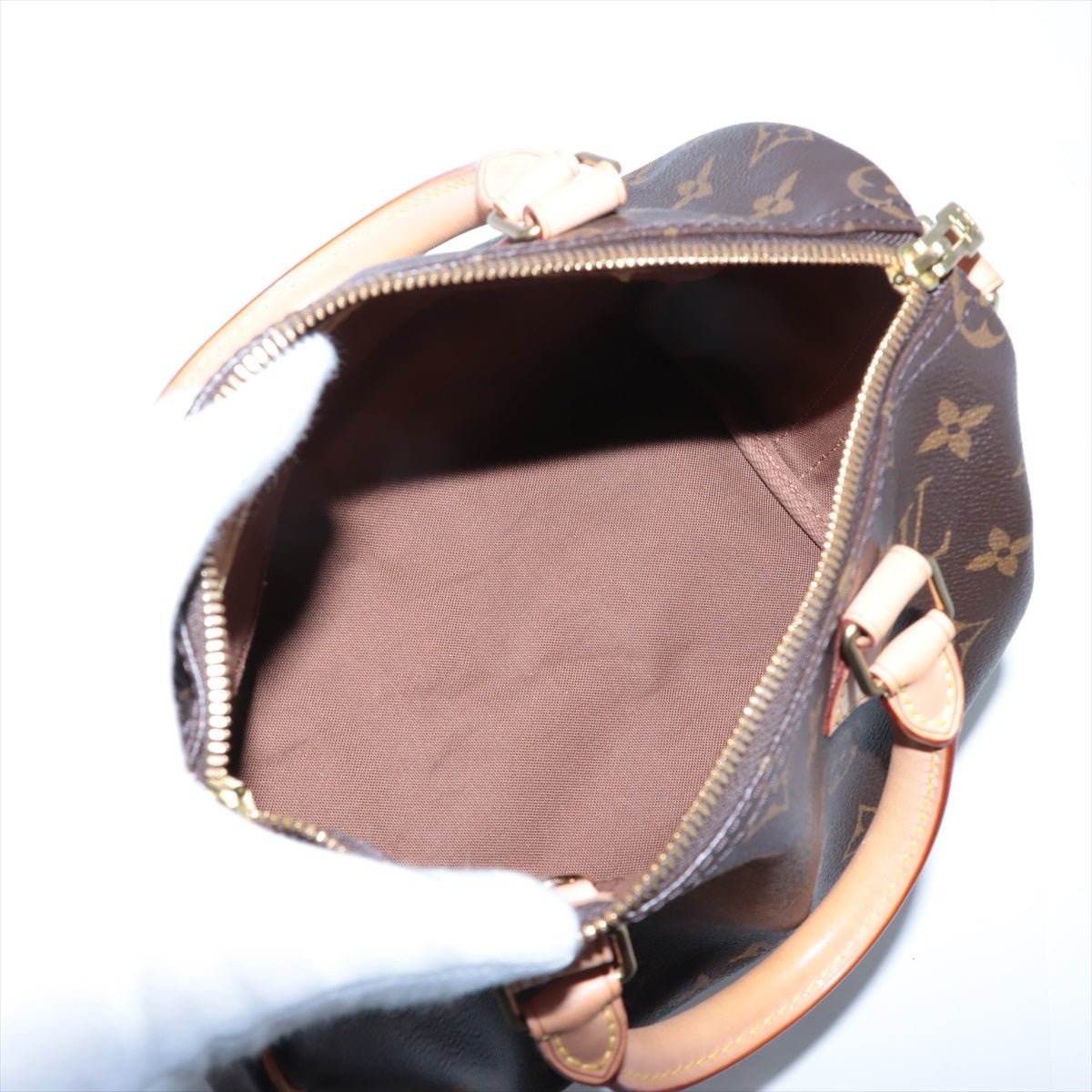 Second hand Louis Vuitton Speedy 25 Canvas Bandoulière Trunk Handbag Monogram - Tabita Bags