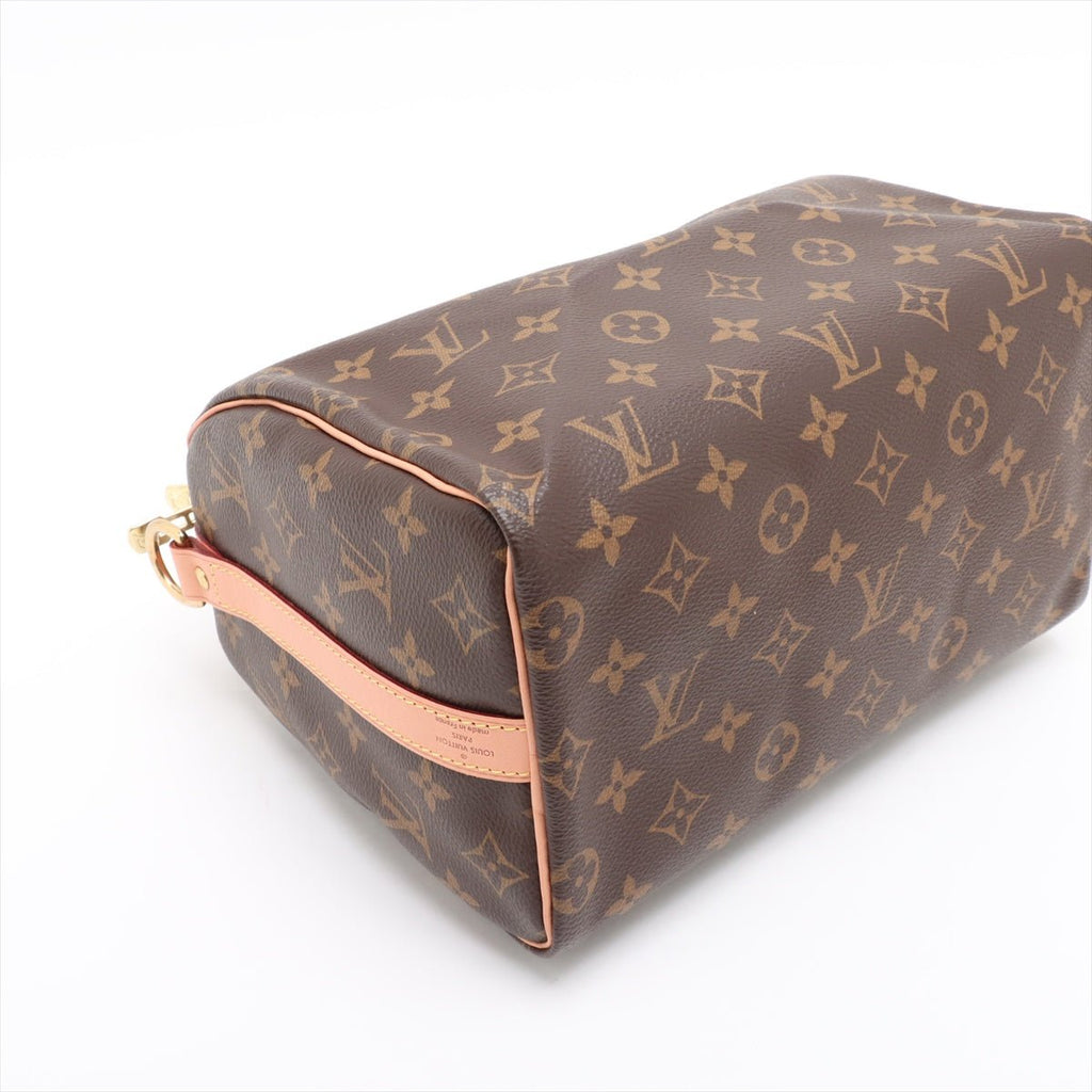 Second hand Louis Vuitton Speedy 25 Canvas Bandoulière Trunk Handbag Monogram - Tabita Bags