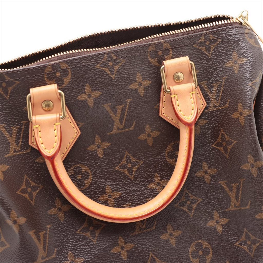 Second hand Louis Vuitton Speedy 25 Canvas Bandoulière Trunk Handbag Monogram - Tabita Bags