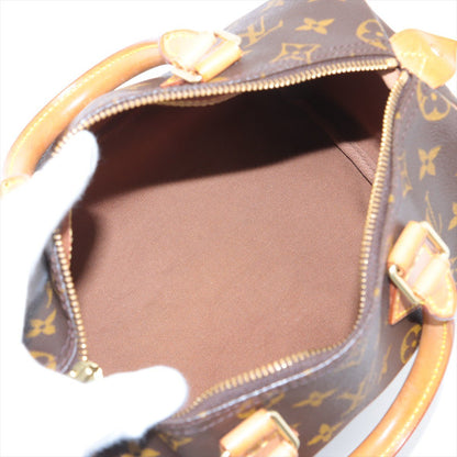 Second hand Louis Vuitton Speedy 25 Canvas Trunk Handbag Brown - Tabita Bags