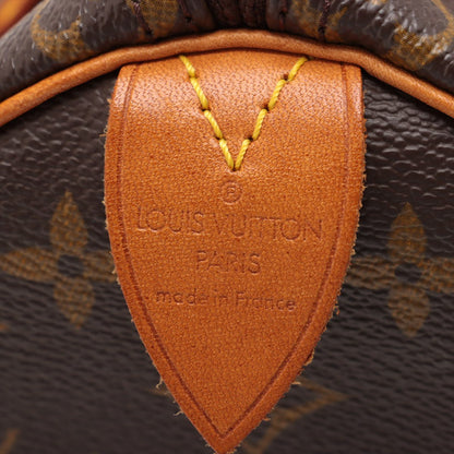 Second hand Louis Vuitton Speedy 25 Canvas Trunk Handbag Brown - Tabita Bags