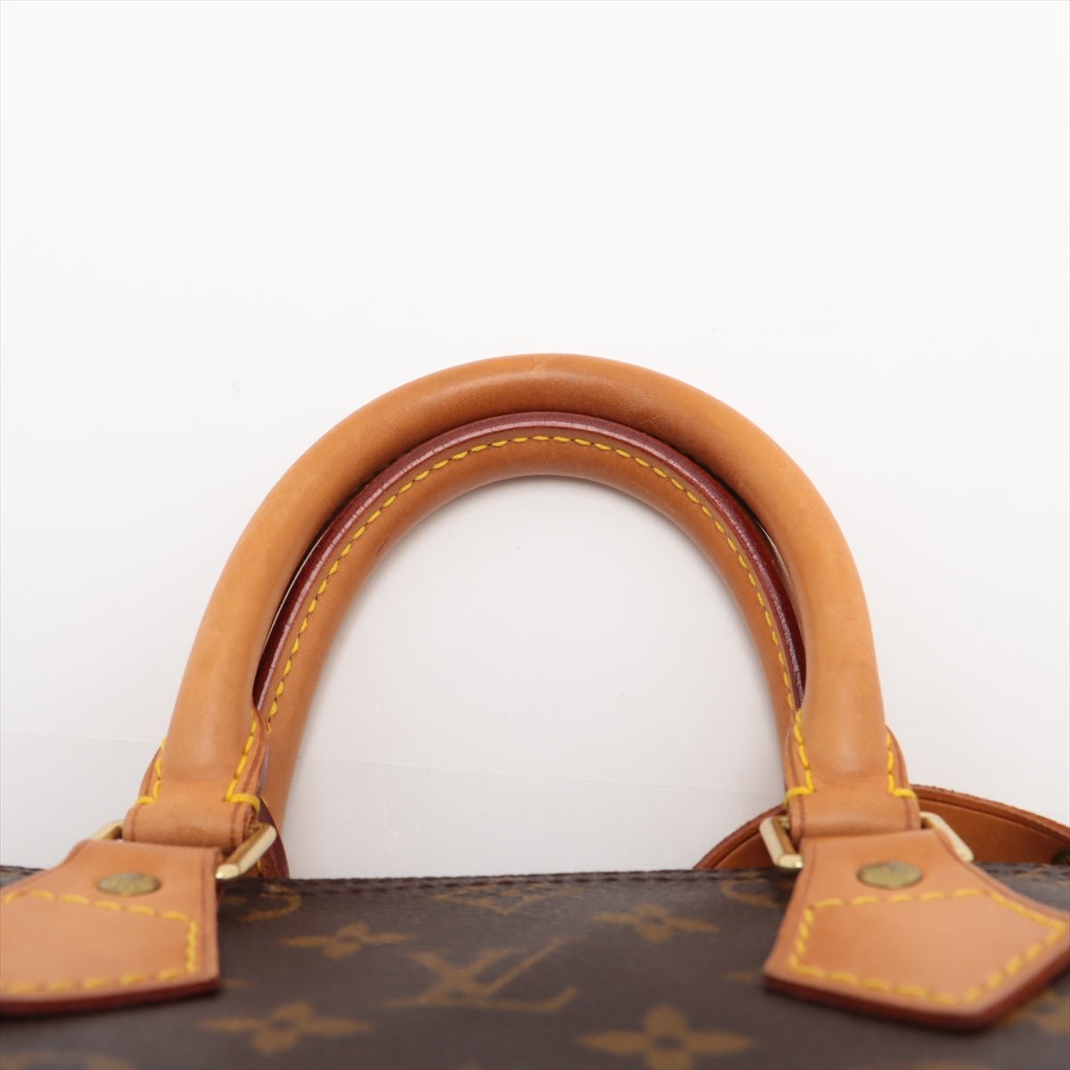 Second hand Louis Vuitton Speedy 25 Canvas Trunk Handbag Brown - Tabita Bags