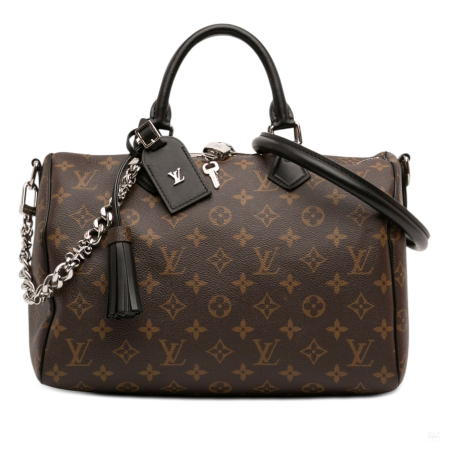 Second hand Louis Vuitton Speedy 30 Canvas Soft Trunk Handbag Monogram - Tabita Bags