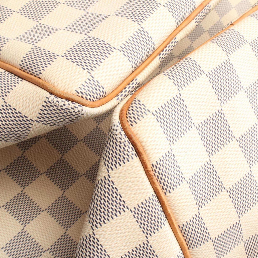 Second hand Louis Vuitton Speedy 30 Canvas Trunk Crossbody Damier Azur - Tabita Bags