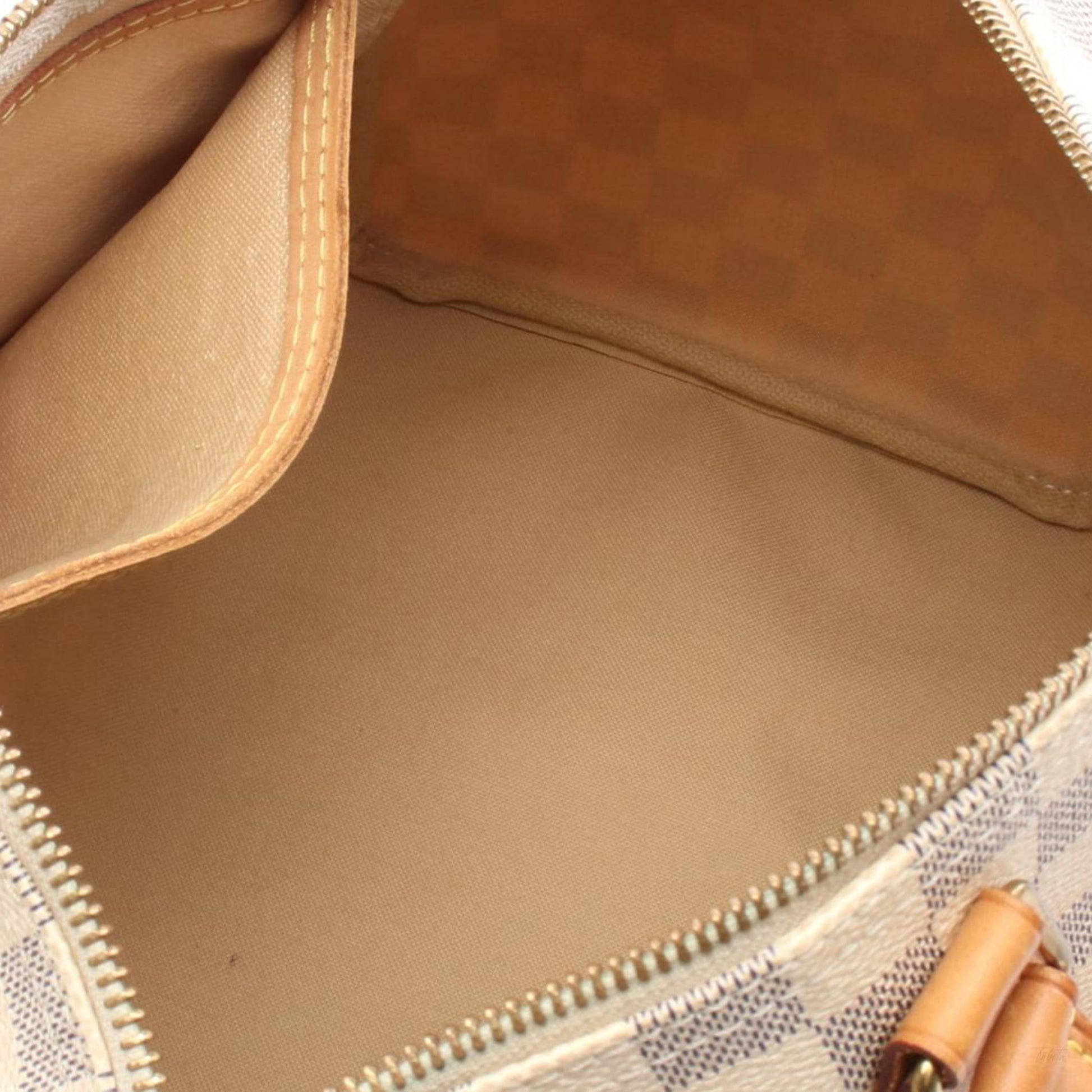 Second hand Louis Vuitton Speedy 30 Canvas Trunk Crossbody Damier Azur - Tabita Bags