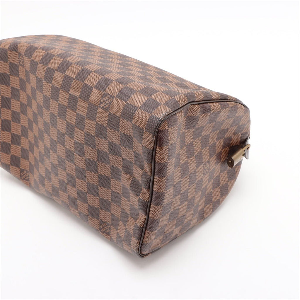 Second hand Louis Vuitton Speedy 30 Canvas Trunk Crossbody Damier Ebene - Tabita Bags
