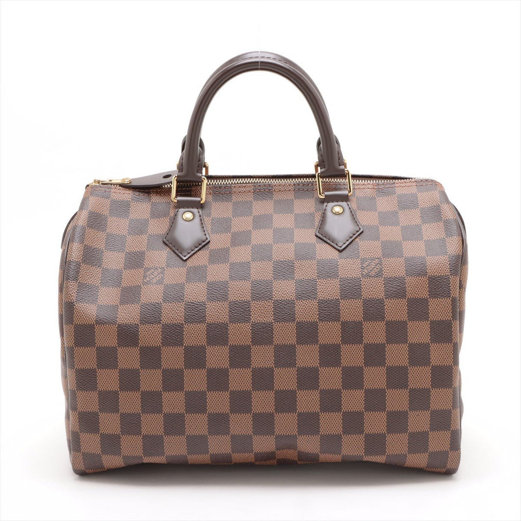 Second hand Louis Vuitton Speedy 30 Canvas Trunk Crossbody Damier Ebene - Tabita Bags