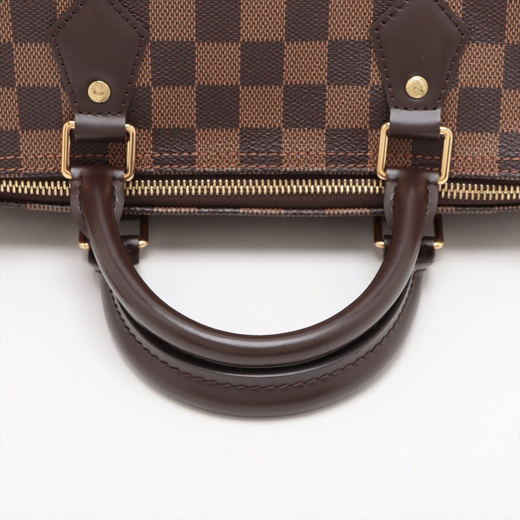 Second hand Louis Vuitton Speedy 30 Canvas Trunk Crossbody Damier Ebene - Tabita Bags