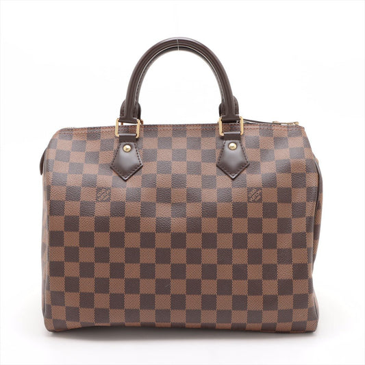 Second hand Louis Vuitton Speedy 30 Canvas Trunk Crossbody Damier Ebene - Tabita Bags