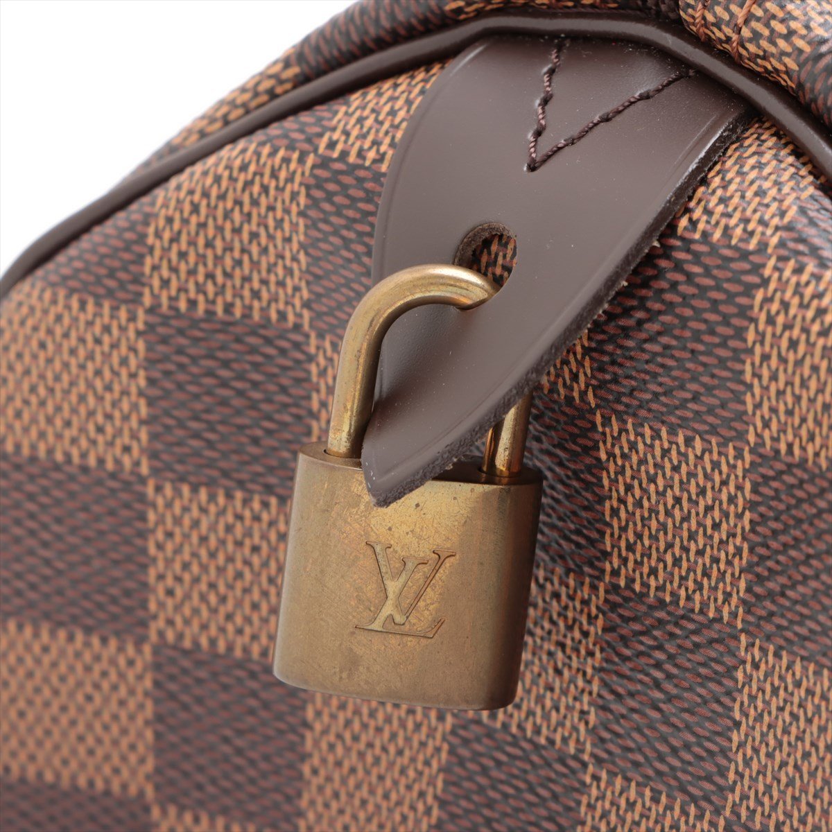 Second hand Louis Vuitton Speedy 30 Canvas Trunk Crossbody Damier Ebene - Tabita Bags