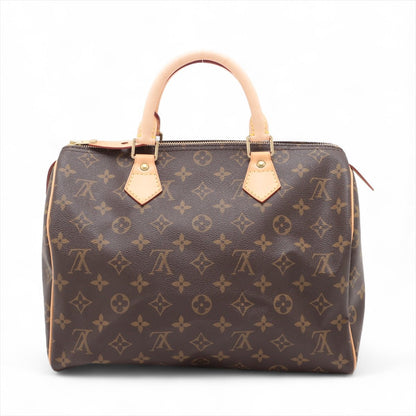 Second hand Louis Vuitton Speedy 30 Canvas Vintage Trunk Handbag Monogram - Tabita Bags