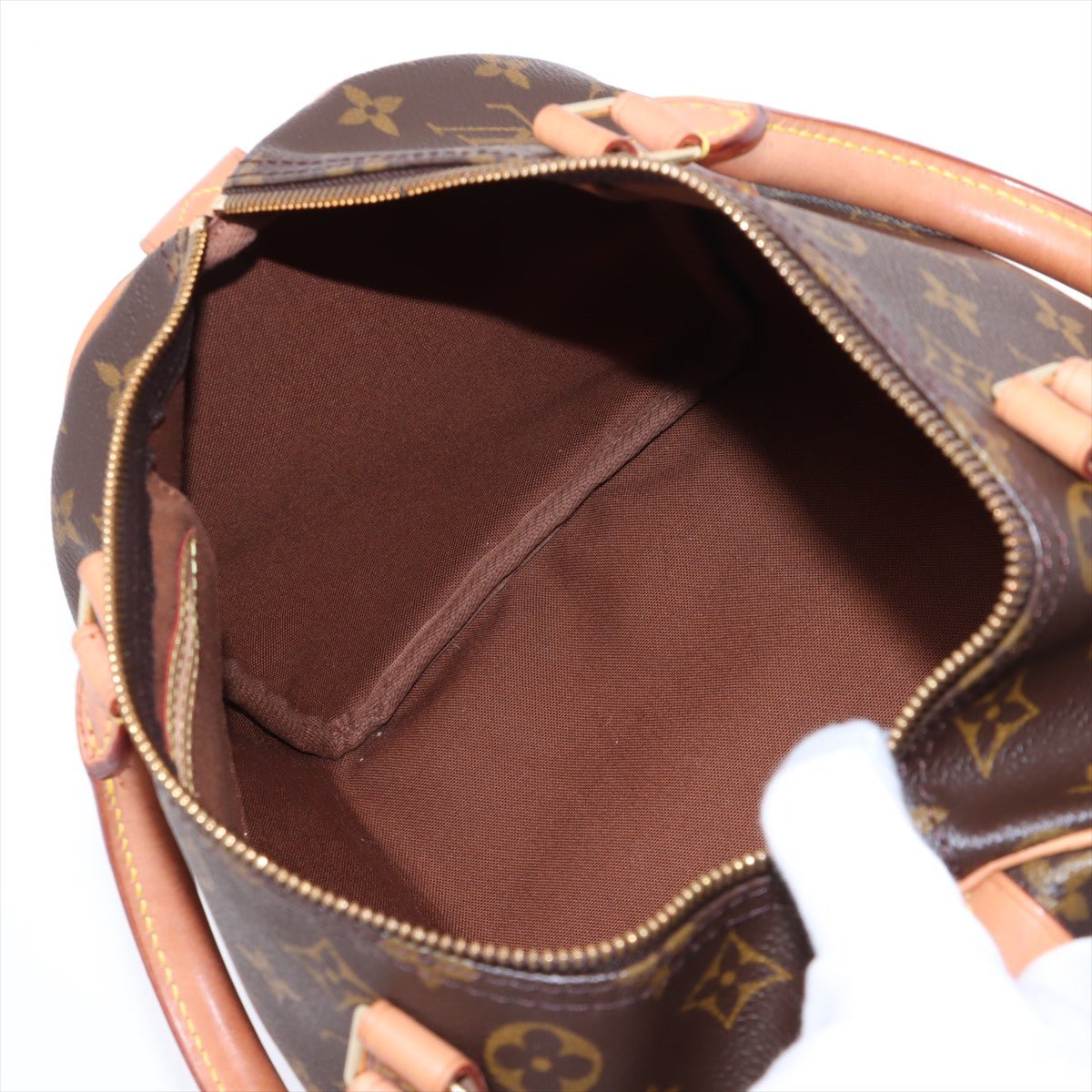 Second hand Louis Vuitton Speedy 30 Canvas Vintage Trunk Handbag Monogram - Tabita Bags