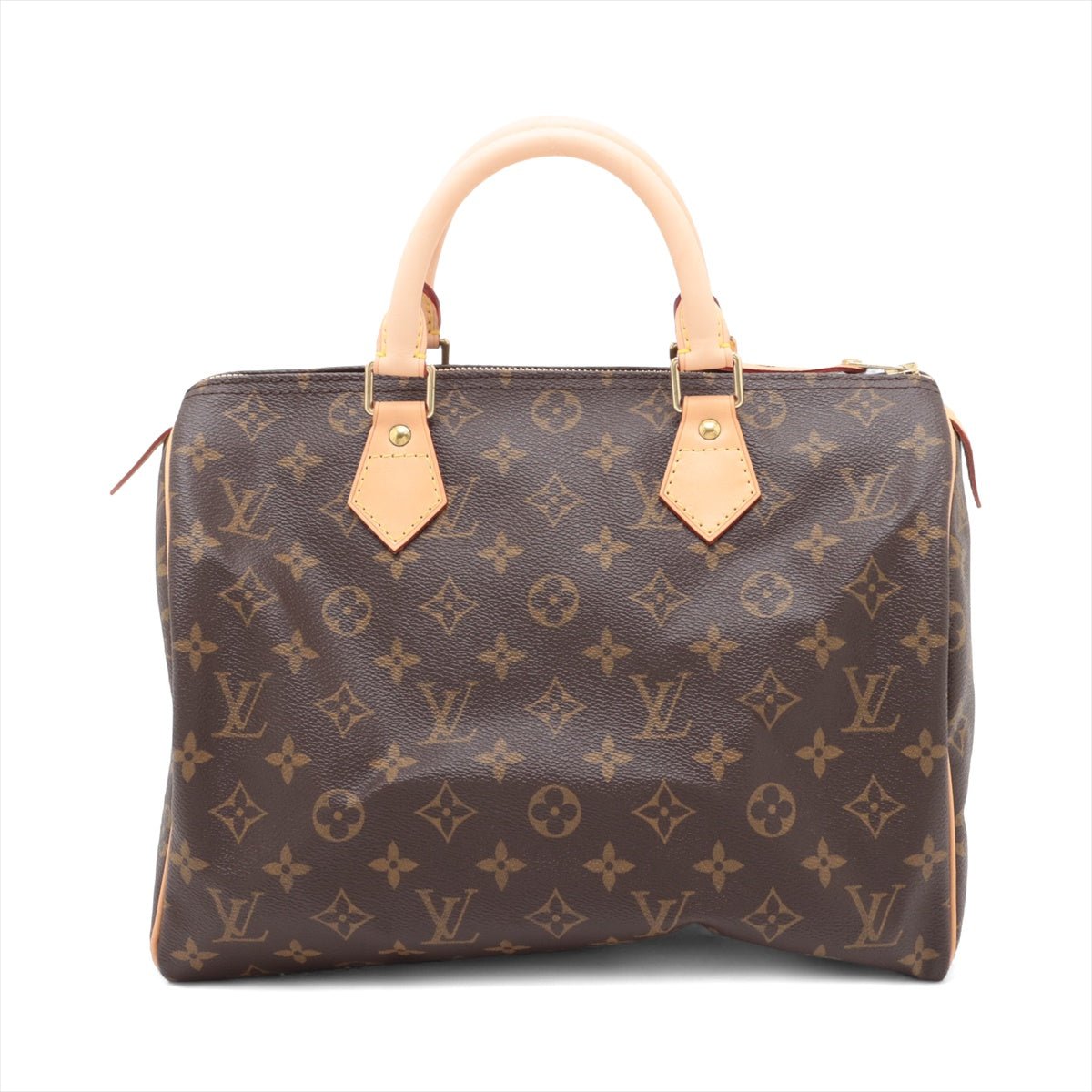 Second hand Louis Vuitton Speedy 30 Canvas Vintage Trunk Handbag Monogram - Tabita Bags