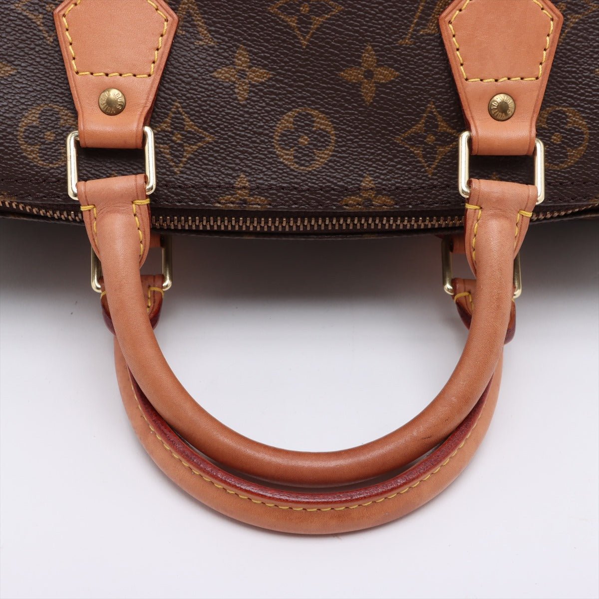 Second hand Louis Vuitton Speedy 30 Canvas Vintage Trunk Handbag Monogram - Tabita Bags