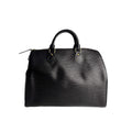 Second hand Louis Vuitton Speedy 30 Epi Leather Trunk Handbag Black - Tabita Bags