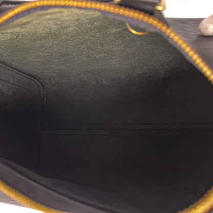 Second hand Louis Vuitton Speedy 30 Epi Leather Trunk Handbag Black - Tabita Bags