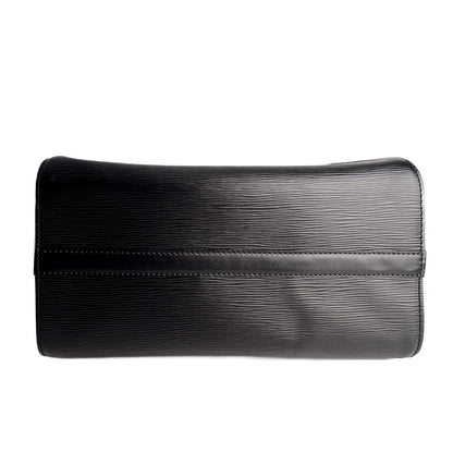 Second hand Louis Vuitton Speedy 30 Epi Leather Trunk Handbag Black - Tabita Bags