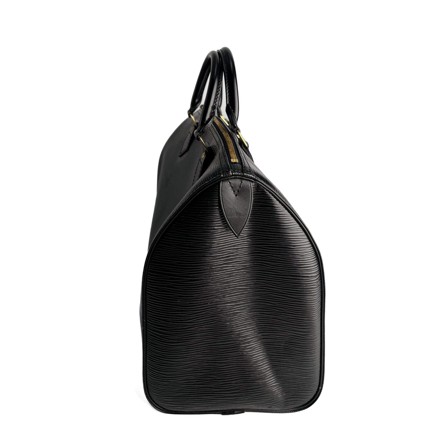 Second hand Louis Vuitton Speedy 30 Epi Leather Trunk Handbag Black - Tabita Bags