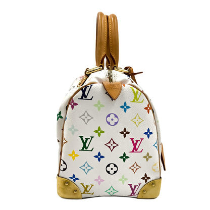 Second hand Louis Vuitton Speedy 30 Murakami Multicolor Canvas 2-Ways Trunk Bag Monogram - Tabita Bags