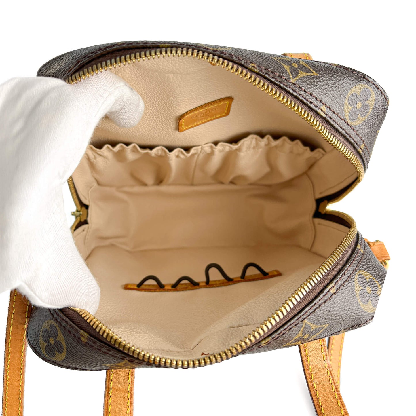 Second hand Louis Vuitton Spontini PM Canvas Satchel Handbag Monogram - Tabita Bags