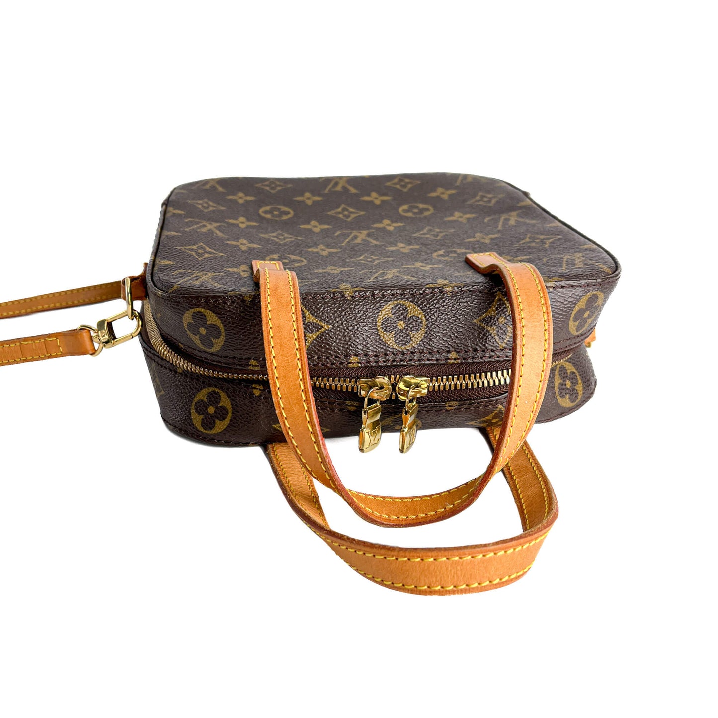 Second hand Louis Vuitton Spontini PM Canvas Satchel Handbag Monogram - Tabita Bags