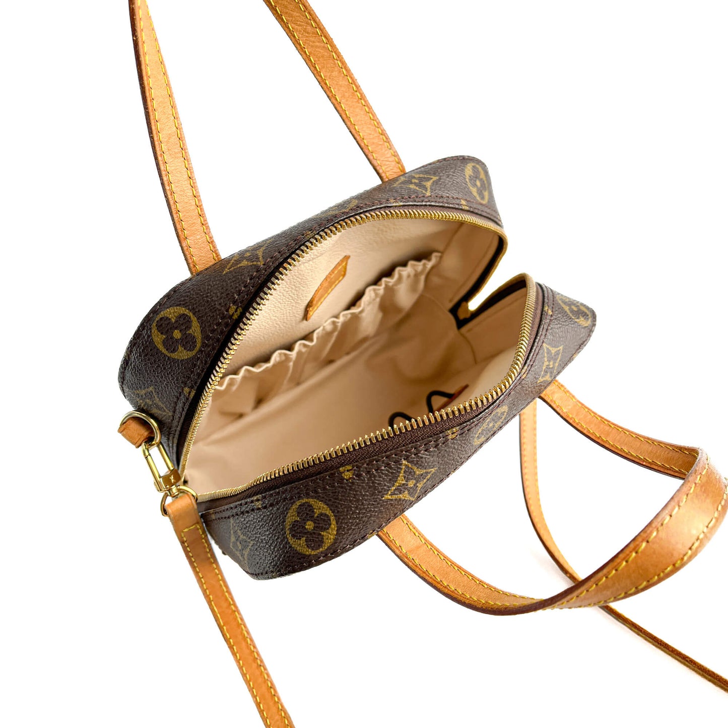 Second hand Louis Vuitton Spontini PM Canvas Satchel Handbag Monogram - Tabita Bags