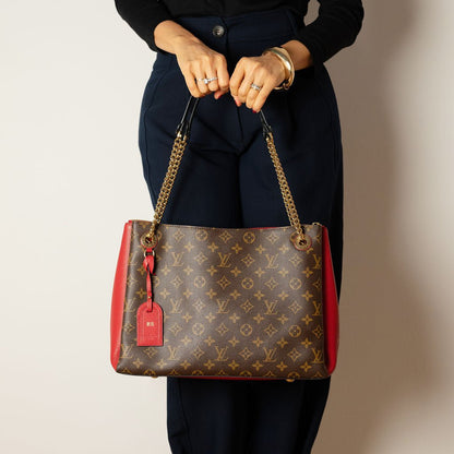 Second hand Louis Vuitton Surene MM Canvas Tote Shoulder Bag Monogram - Tabita Bags
