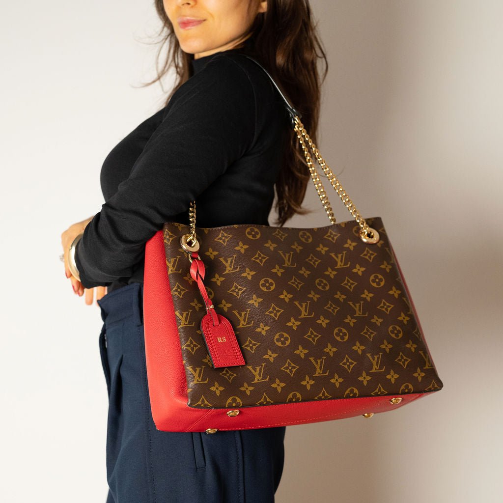 Second hand Louis Vuitton Surene MM Canvas Tote Shoulder Bag Monogram - Tabita Bags