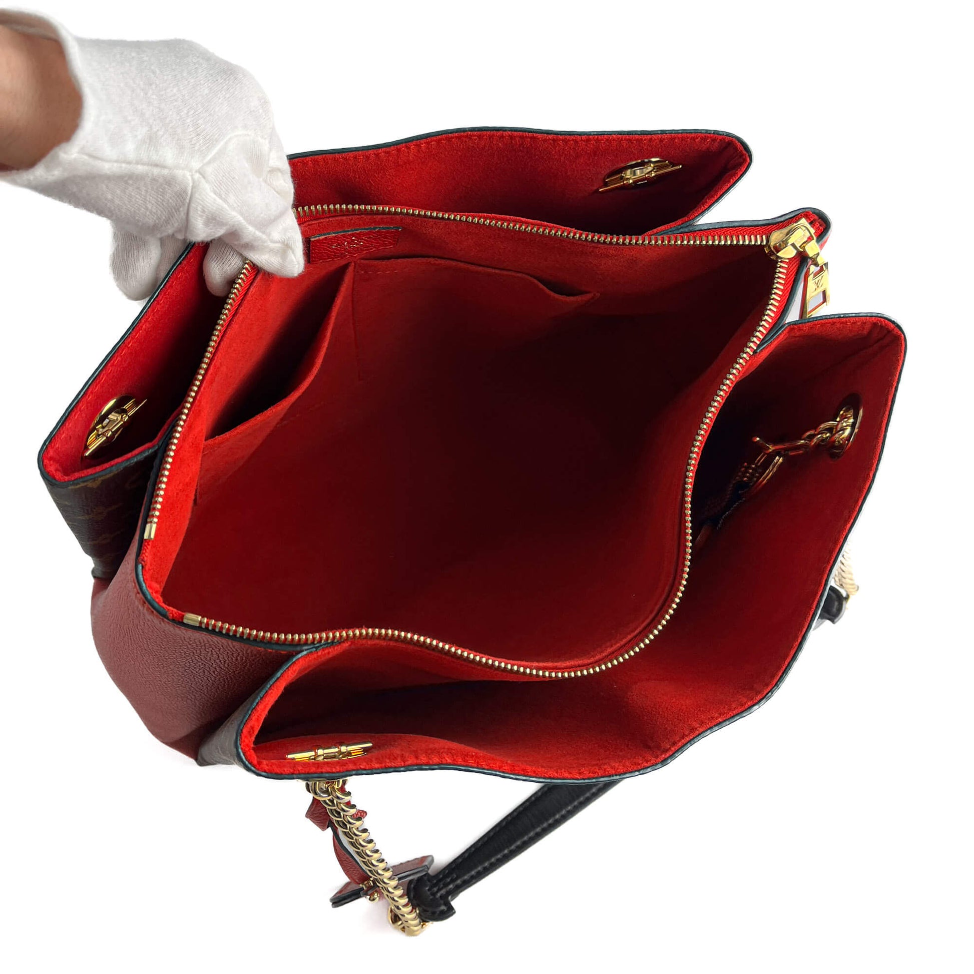 Second hand Louis Vuitton Surene MM Canvas Tote Shoulder Bag Monogram - Tabita Bags