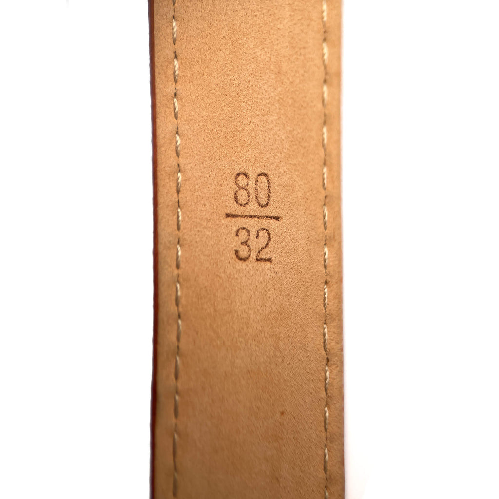 Second hand Louis Vuitton Thin Belt Murakami Canvas 80/32 Multicolor - Tabita Bags