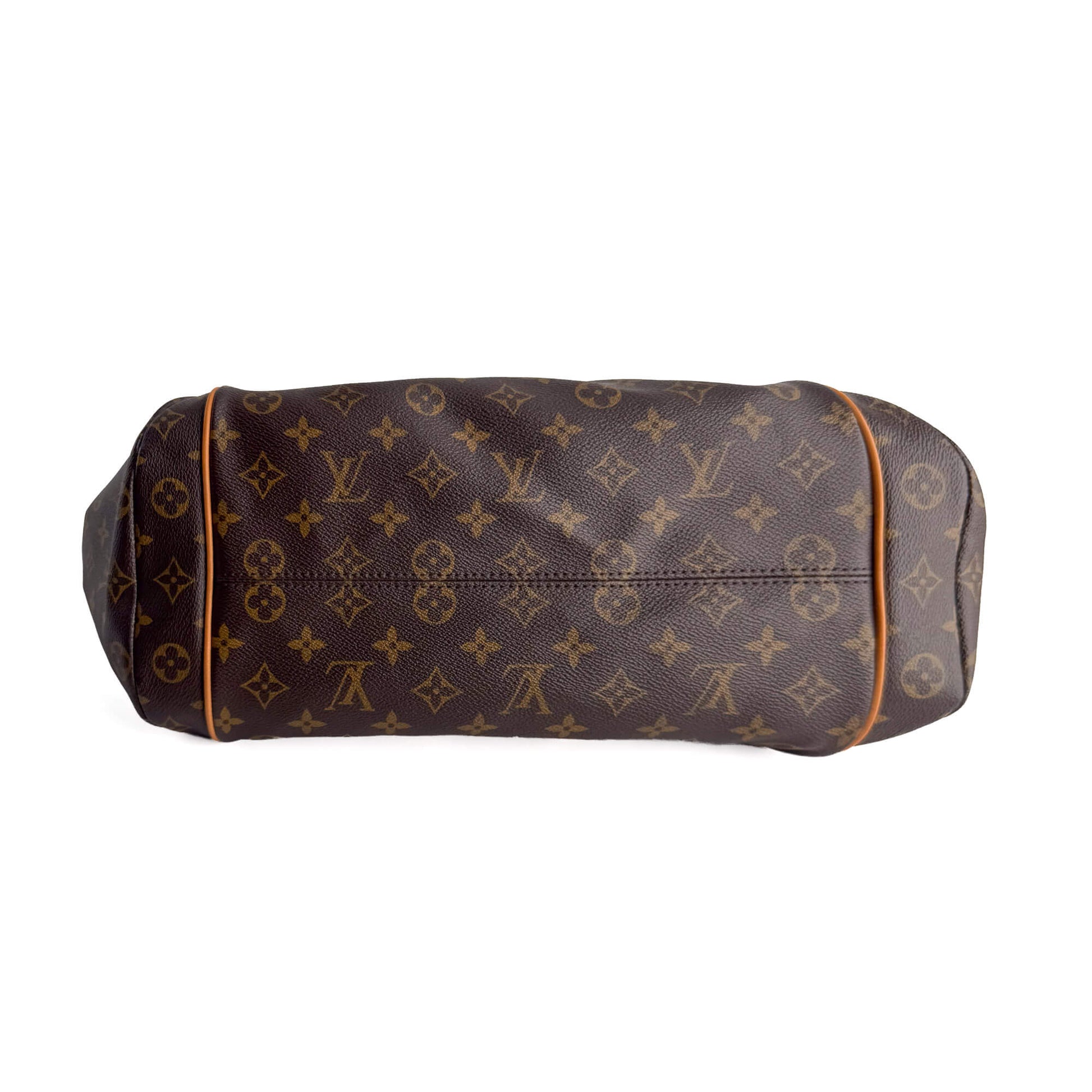 Second hand Louis Vuitton Totally GM Canvas Shopper Shoulder Bag Brown - Tabita Bags