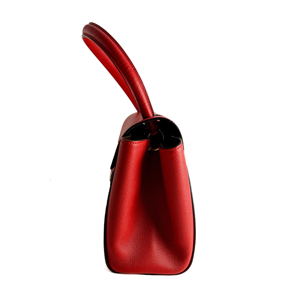 Second hand Louis Vuitton Trocadero Empreinte Leather Flap Shoulder Bag Red - Tabita Bags
