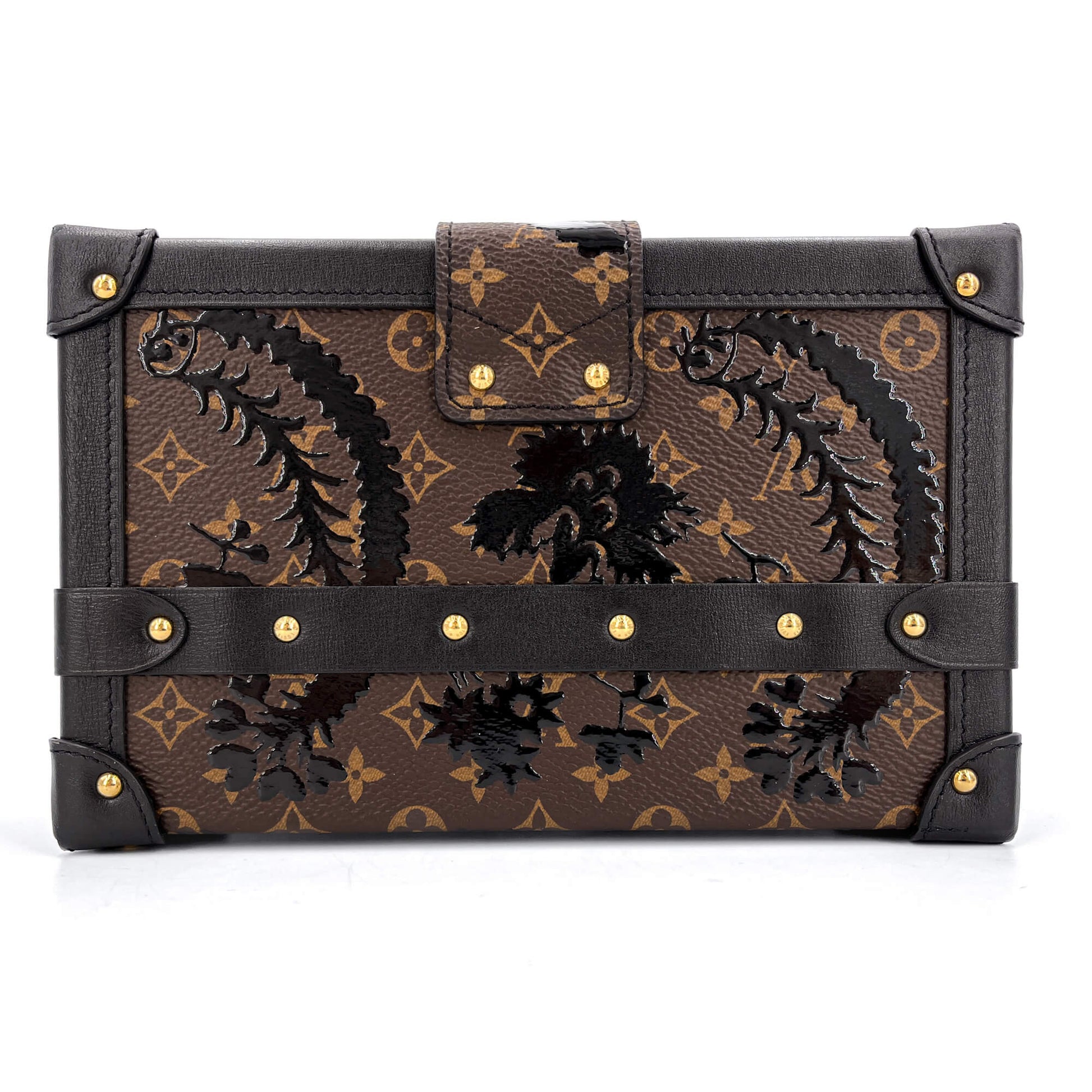 Second hand Louis Vuitton Trunk Clutch Canvas Trunk Crossbody No Strap Monogram - Tabita Bags