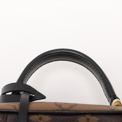 Second hand Louis Vuitton Vanity Leather Monogram Reverse Top-handle Handbag Brown - Tabita Bags
