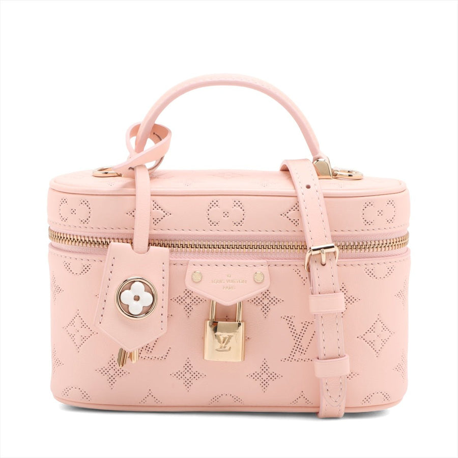 Second hand Louis Vuitton Vanity Mahina Leather Handbag Pink - Tabita Bags