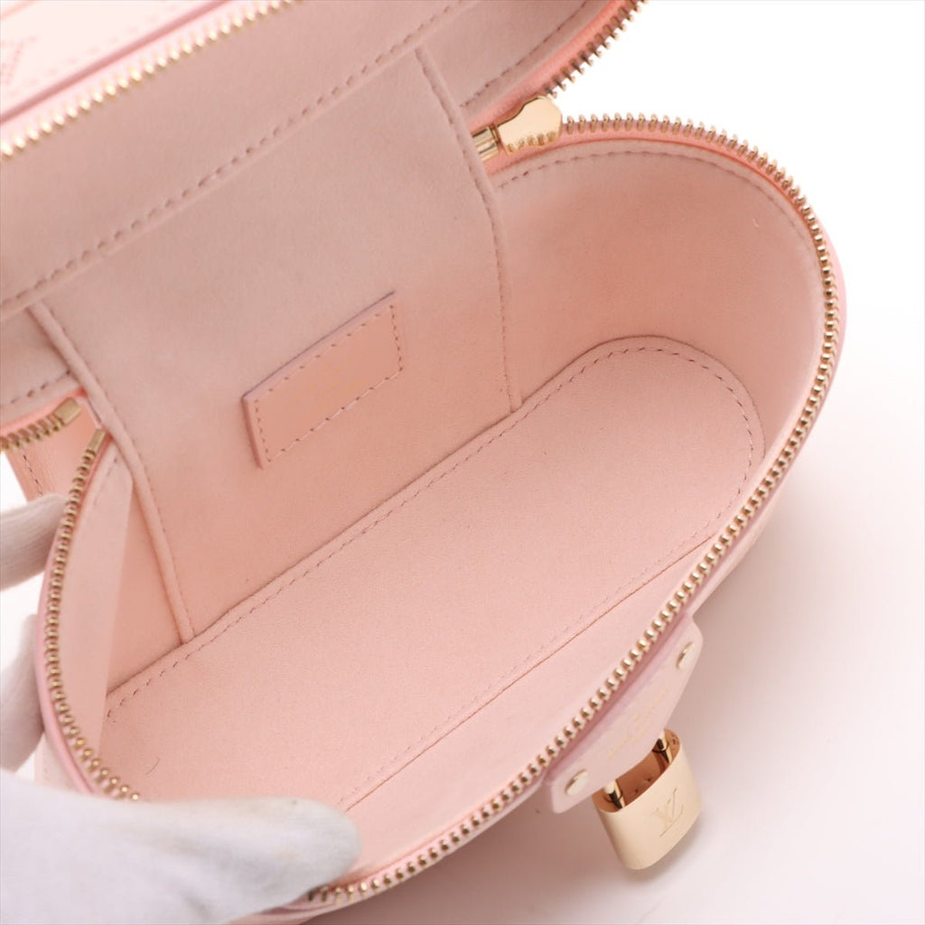 Second hand Louis Vuitton Vanity Mahina Leather Handbag Pink - Tabita Bags