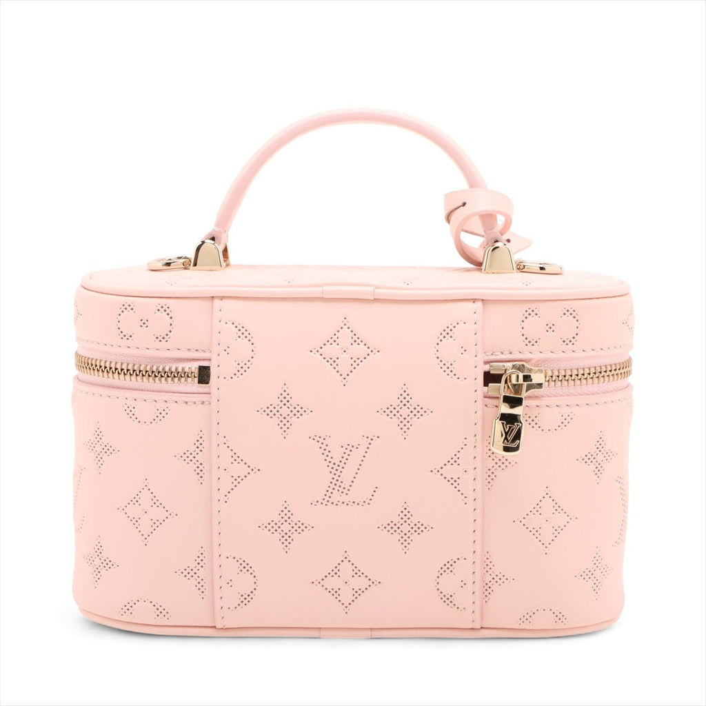 Second hand Louis Vuitton Vanity Mahina Leather Handbag Pink - Tabita Bags