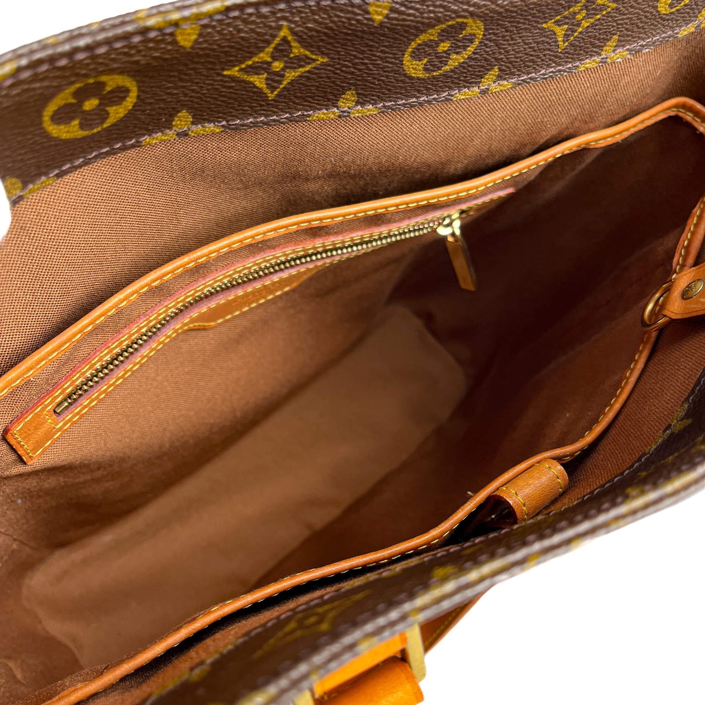 Second hand Louis Vuitton Vavin GM Canvas Tote Handbag Brown - Tabita Bags