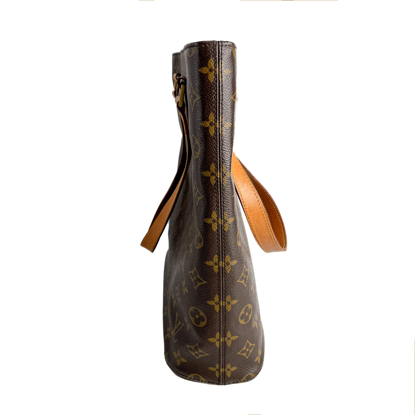 Second hand Louis Vuitton Vavin GM Canvas Tote Handbag Brown - Tabita Bags