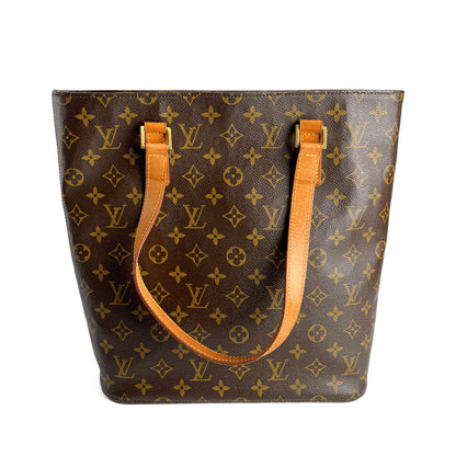 Second hand Louis Vuitton Vavin GM Canvas Tote Handbag Brown - Tabita Bags