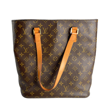 Second hand Louis Vuitton Vavin GM Canvas Tote Handbag Brown - Tabita Bags