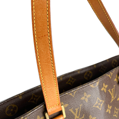 Second hand Louis Vuitton Vavin GM Canvas Tote Handbag Brown - Tabita Bags